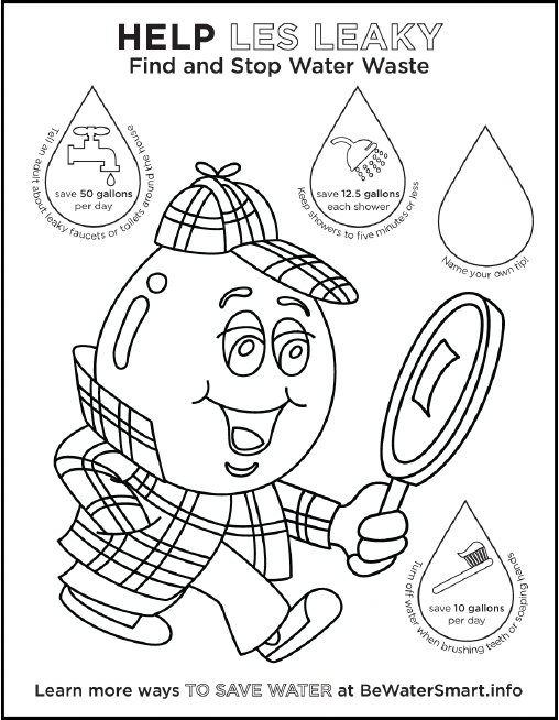 Les Leaky Coloring Graphic: